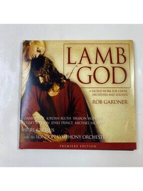 Lamb Of God Premiere Edition CD Rob Gardner 2 Disc Atonement Resurrection Easter